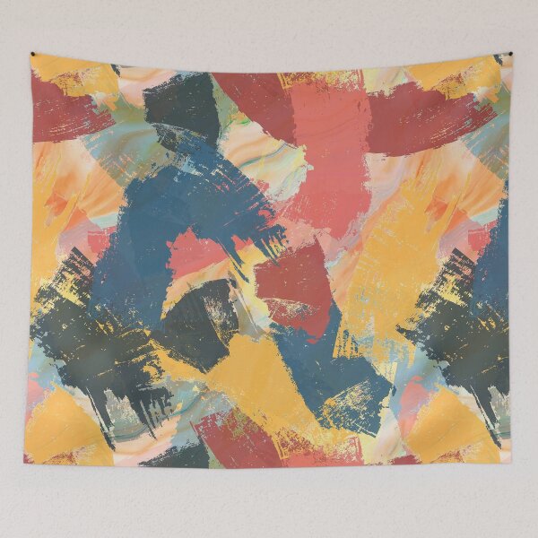 Item preview, Brush stroke print Abstract designed and sold by printfrenzy.
