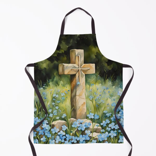 Item preview, Forget-me-not Wild Flowers in Churchyard designed and sold by Country-Artist.