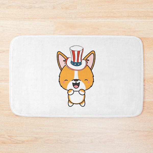 Item preview, Cute Corgi is wearing an Uncle Sam hat designed and sold by Pet Station.