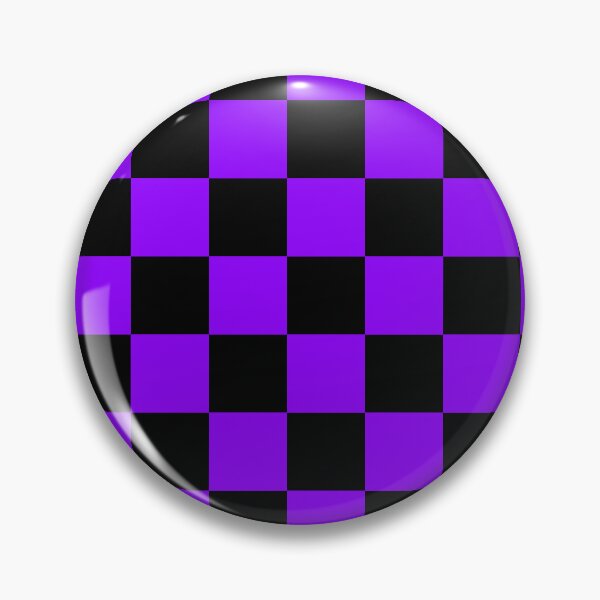 Item preview, Checkered - Black and Violet designed and sold by JustPatterns2.