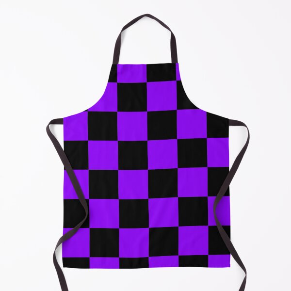 Item preview, Large Checkered - Black and Violet designed and sold by JustPatterns2.
