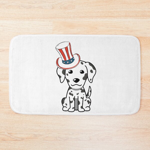 Item preview, Cute Dalmatian is wearing an Uncle Sam hat designed and sold by Pet Station.