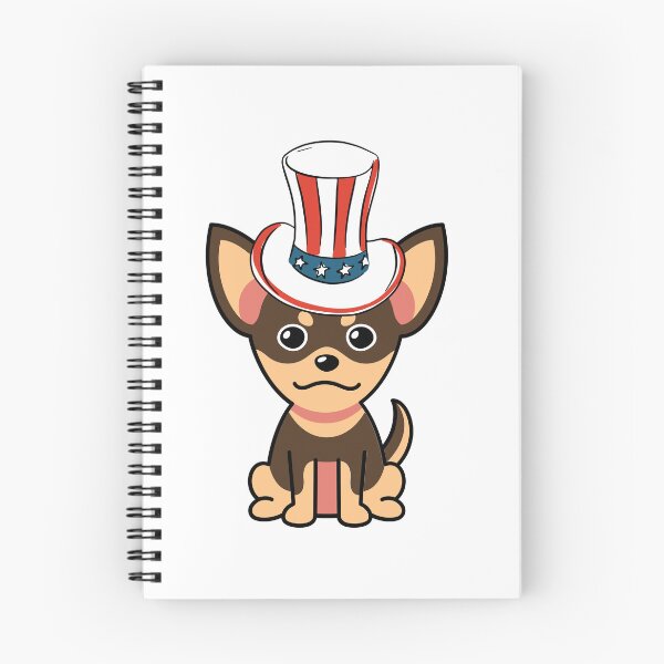 Item preview, Cute small dog is wearing an Uncle Sam hat designed and sold by Pet Station.