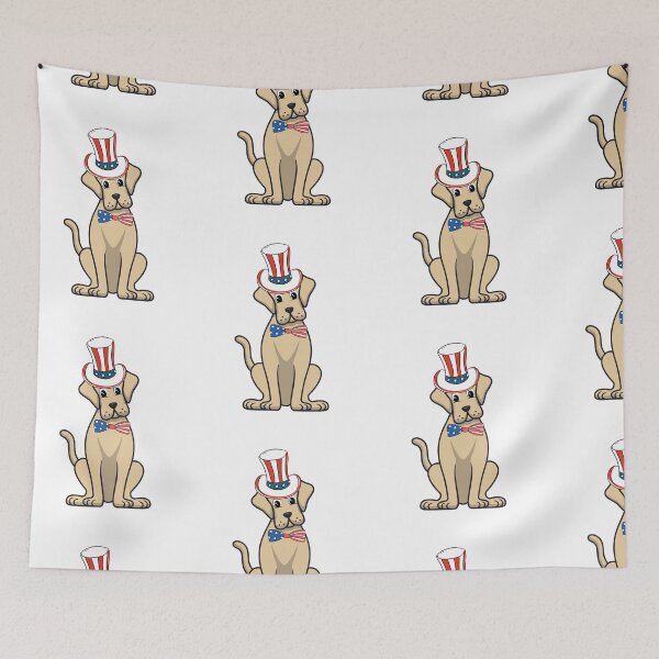 Item preview, Cute Big Dog is wearing an Uncle Sam hat designed and sold by Pet Station.