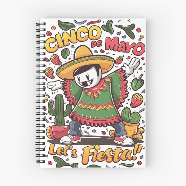 Item preview, Cinco De Mayo Mexican Guitar Cactus Let's Fiesta designed and sold by ScaloArt.