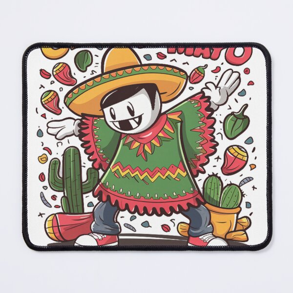 Item preview, Cinco De Mayo Mexican Guitar Cactus Let's Fiesta designed and sold by ScaloArt.