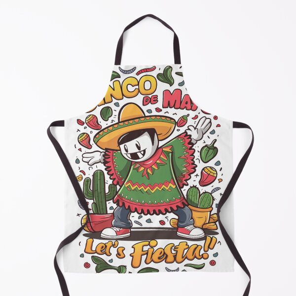 Item preview, Cinco De Mayo Mexican Guitar Cactus Let's Fiesta designed and sold by ScaloArt.