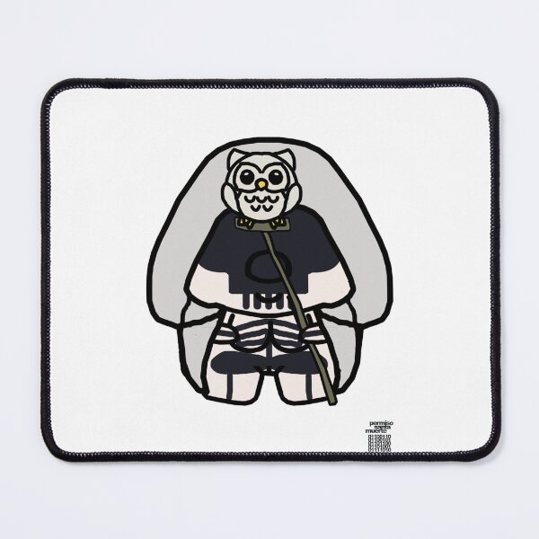 Item preview, permissão santa muerte búho blanco puro designed and sold by teethontheroof.