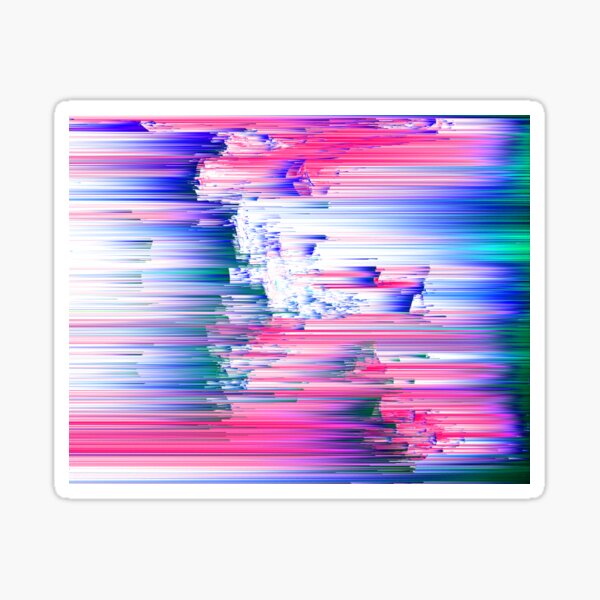 Item preview, Only 90s Kids - Pastel Glitchy Abstract Pixel Art designed and sold by Jennifer Walsh Design.