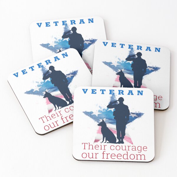 Item preview, Veteran, Their courage, our freedom- Memorial Day designed and sold by ButterflyDsgns6.