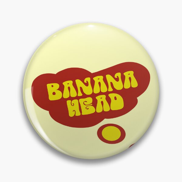 Item preview, Big red thought bubble in the washed out BANANA HEAD designed and sold by vibeno1.