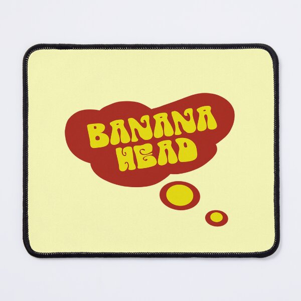 Item preview, Big red thought bubble in the washed out BANANA HEAD designed and sold by vibeno1.