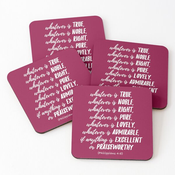 Item preview, Whatever is true... (autumn burgundy) designed and sold by BluesSketchbook.