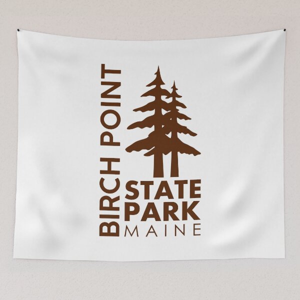 Item preview, Birch Point State Park Maine Pines designed and sold by bivenart.