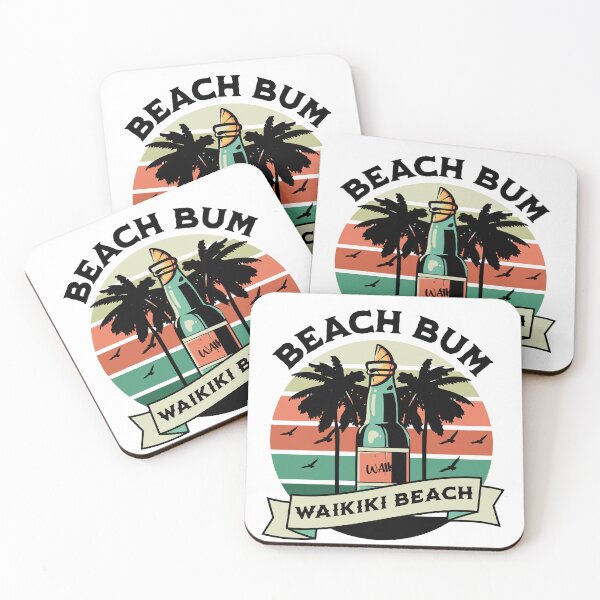 Item preview, Waikiki Hawaii Beach Bum  designed and sold by rroulette77.