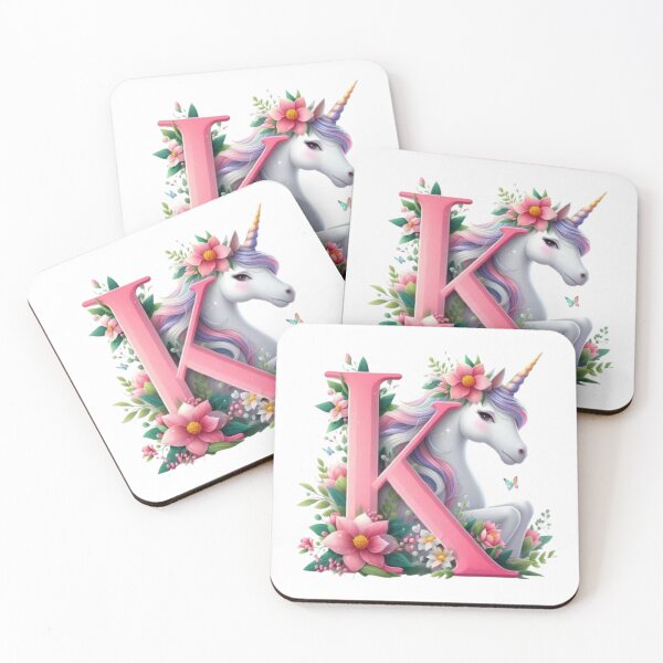 Item preview, Cute Unicorn alphabet  designed and sold by Nicesiri.