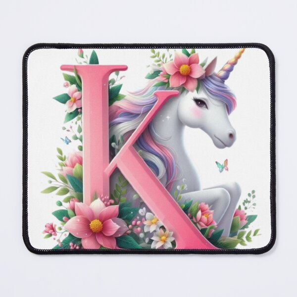 Item preview, Cute Unicorn alphabet  designed and sold by Nicesiri.