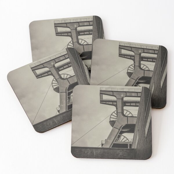 Item preview, Zollverein Coal Mine Industrial Complex in a Vintage Look designed and sold by kohlenjunge.