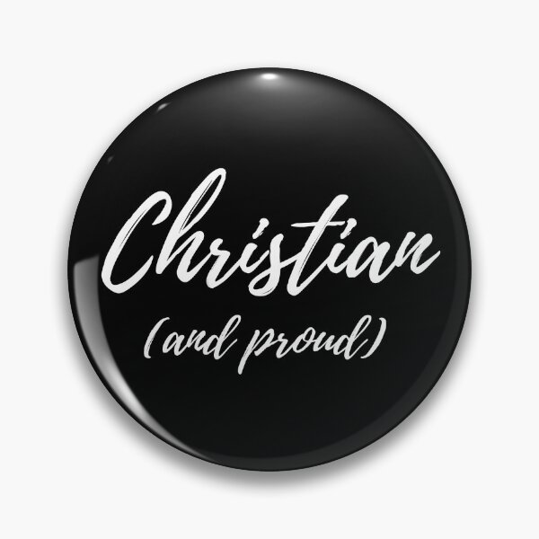 Item preview, Christian (and proud) - black designed and sold by BluesSketchbook.