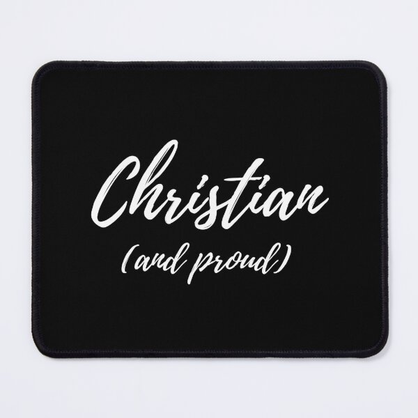 Item preview, Christian (and proud) - black designed and sold by BluesSketchbook.