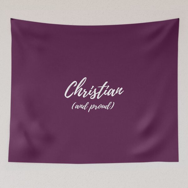 Item preview, Christian (and proud) - autumn purple designed and sold by BluesSketchbook.