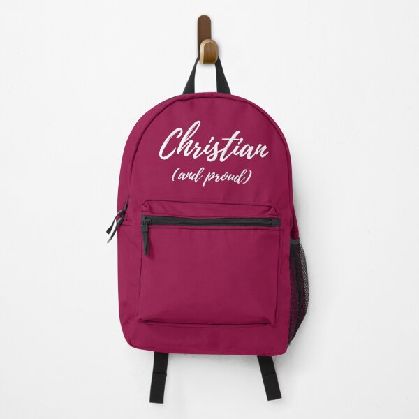 Item preview, Christian (and proud) - autumn burgundy designed and sold by BluesSketchbook.