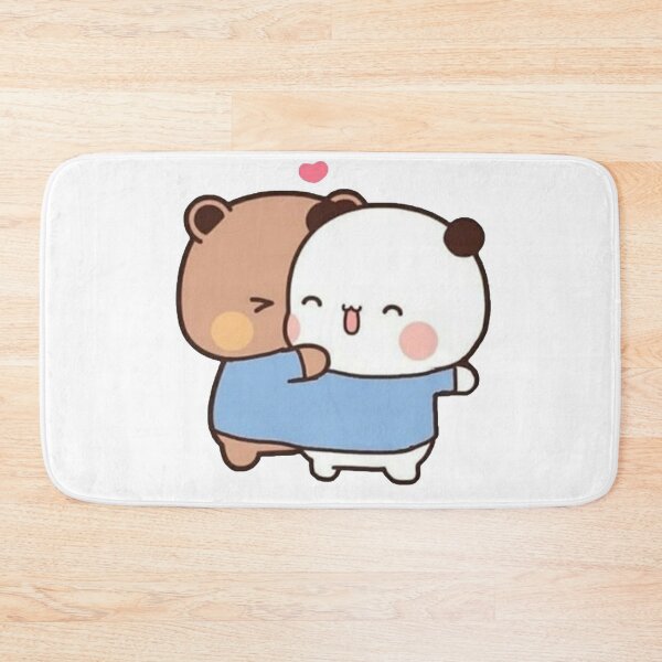 Item preview, Panda Bear And Brownie True Love BUBU DUDU Couple Goma peach Sugar Valentine xmas designed and sold by BlueSkylineArts.