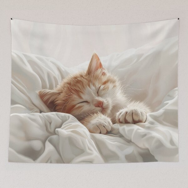 Item preview, Cute kitten taking a catnap 24 designed and sold by WEAR YOUR ATTITUDE.
