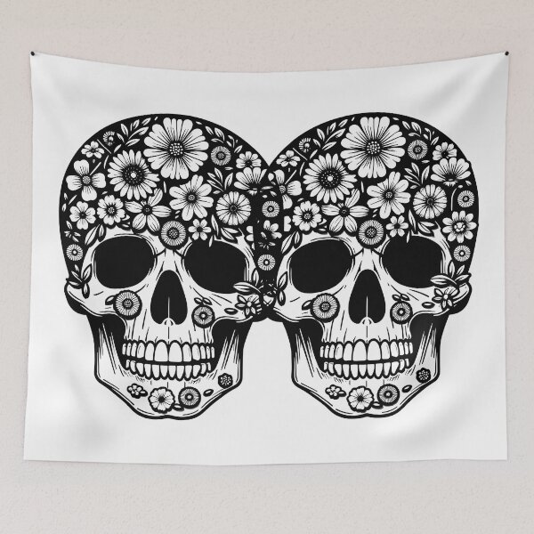 Item preview, Double Skeleton face, Cool Design designed and sold by FEBRICAST.