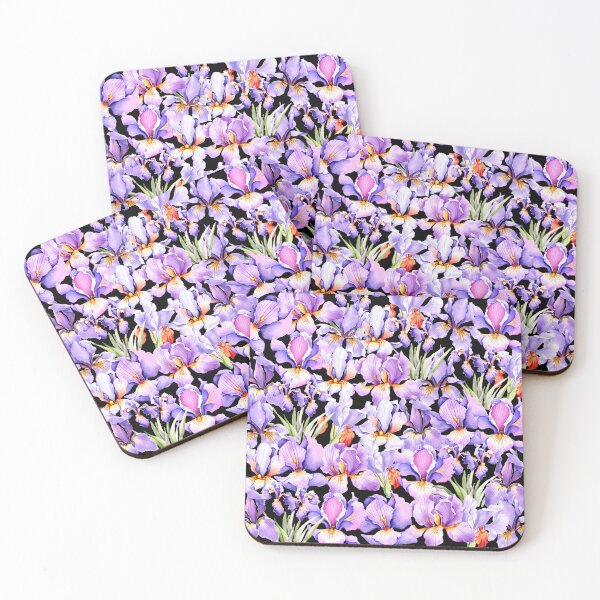 Item preview, Iris Púrpura - Patrón de grupo de sabiduría y coraje designed and sold by OrganizeMe.