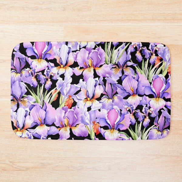 Item preview, Purple Iris - Wisdom and Courage Cluster Pattern designed and sold by OrganizeMe.