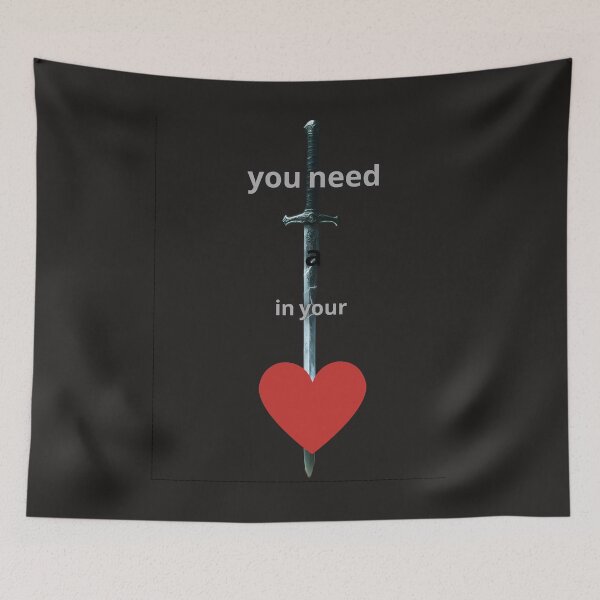 Item preview, sword in your heart designed and sold by KhaledEzat.