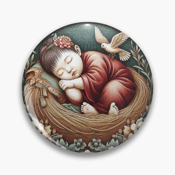 Item preview, Niño durmiendo en el nido de la madre regalo del día de la madre designed and sold by Illuministique.