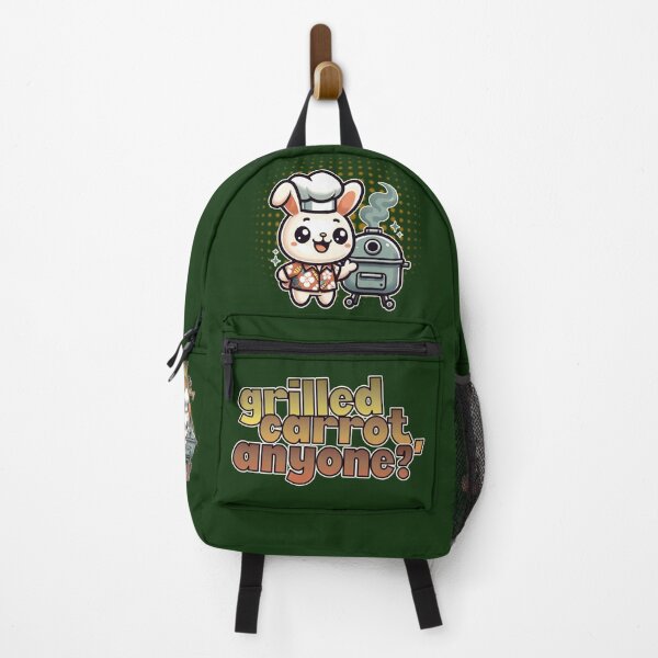 Item preview, Grilled Carrot, Anyone? Kawaii Style Bunny BBQ Cartoon designed and sold by CRHPOD20.