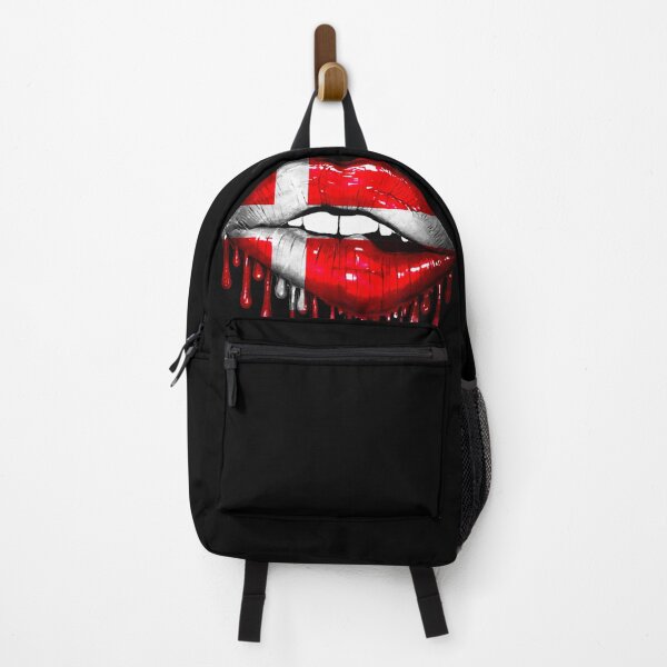 Item preview, Danish Flag Lips designed and sold by Echonn.
