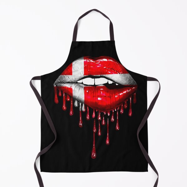 Item preview, Danish Flag Lips designed and sold by Echonn.