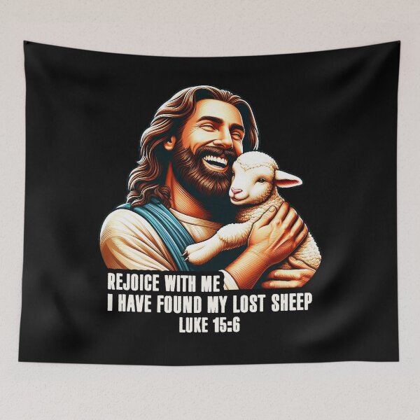 Item preview, Luke 15:6 I Have Found My Lost Sheep designed and sold by plushism.