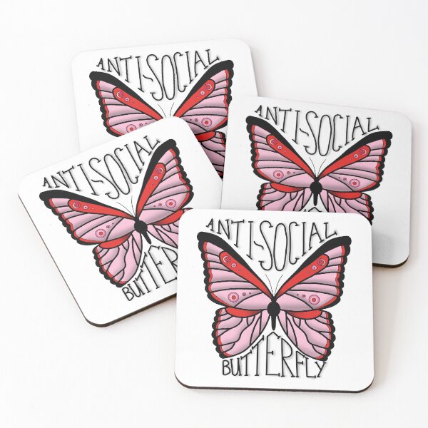 Item preview, Anti-Social Butterfly designed and sold by Daphne-Draws.