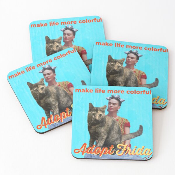 Item preview, Cat Adoption Poster for Frida designed and sold by 1Felinophile.