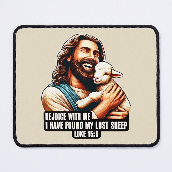 Item preview, Luke 15:6 I Have Found My Lost Sheep designed and sold by plushism.