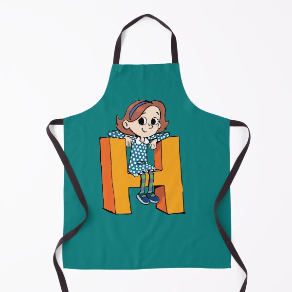 Item preview, girl is sitting on the capital letter H designed and sold by duxpavlic.