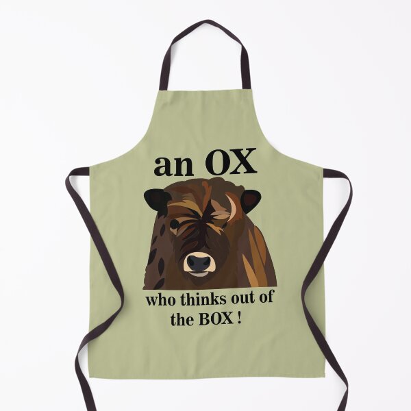Item preview, An Ox Who Thinks Out Of The Box designed and sold by Nisha Prabhu.