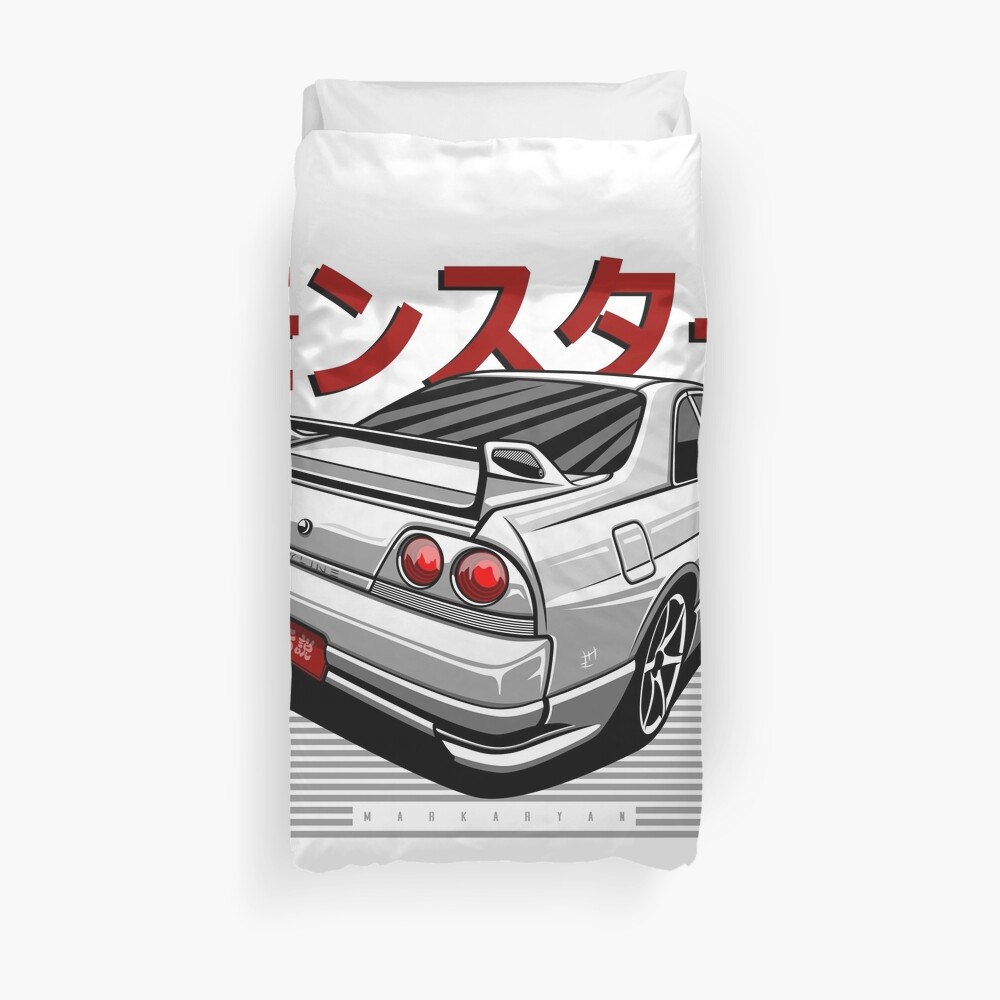 Monster. Skyline R33 GTR Duvet Cover