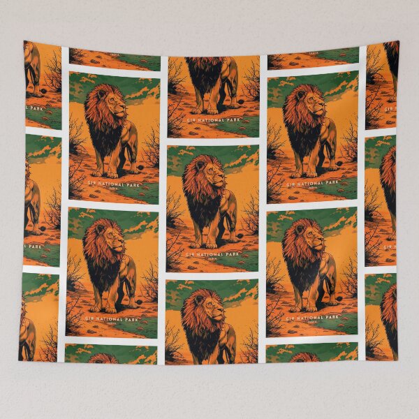 Item preview, Gir National Park: Wildlife Sanctuary designed and sold by NeuralVibe.