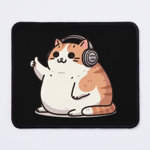 Item preview, Cat Headphones Cat Dj designed and sold by VerveVerseBoo.
