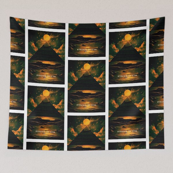 Item preview, Pyramids of Giza: Night designed and sold by NeuralVibe.