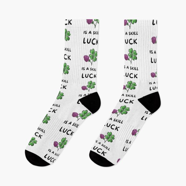 Item preview, Luck is A Skill Four-Leaf Clover designed and sold by impressionofmel.