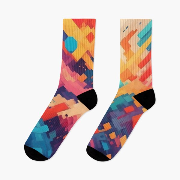 Item preview, Pixel Colorful Abstract Art designed and sold by papi1998.