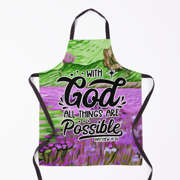 Item preview, Bible Verses About Healing - Matthew 19:26 - Purple Green abstract background designed and sold by ZenReiArt.