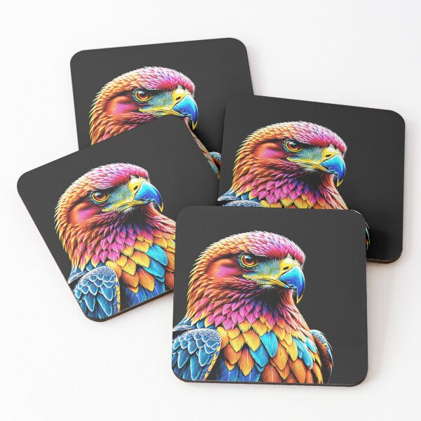 Item preview, Hawk Neon color FACE SPLASH ART pastel colors designed and sold by yeekazar.